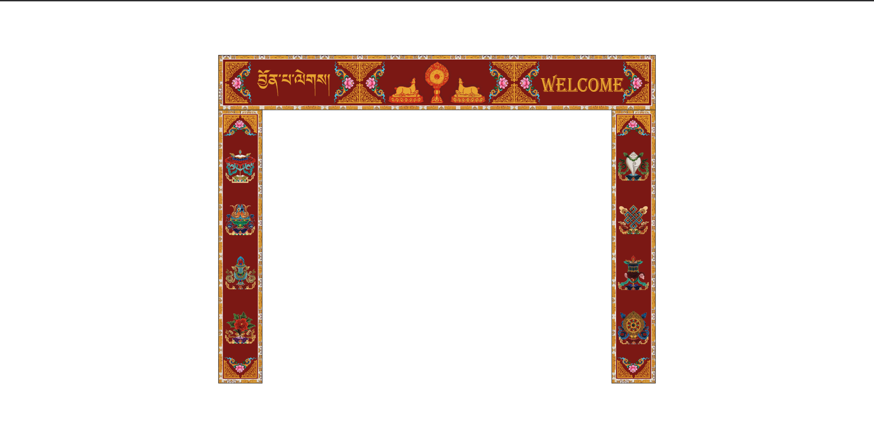 Tibetan Temple Gate 2