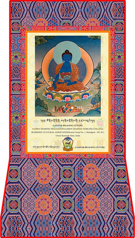Tibetan Wall Hanging Thangka Buddha Ji 10
