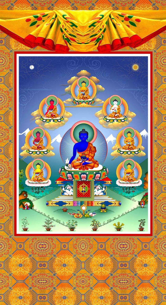 Tibetan Wall Hanging Thangka Buddha Ji 11