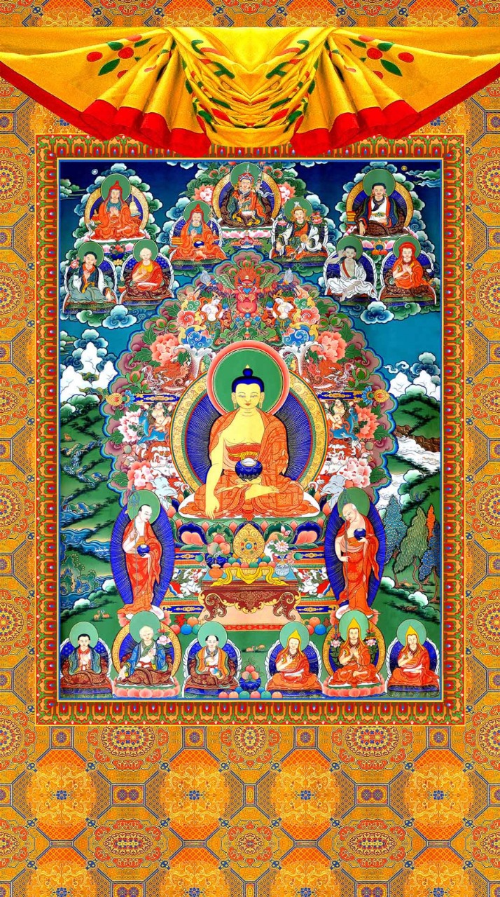 Tibetan Wall Hanging Thangka Buddha Ji 12