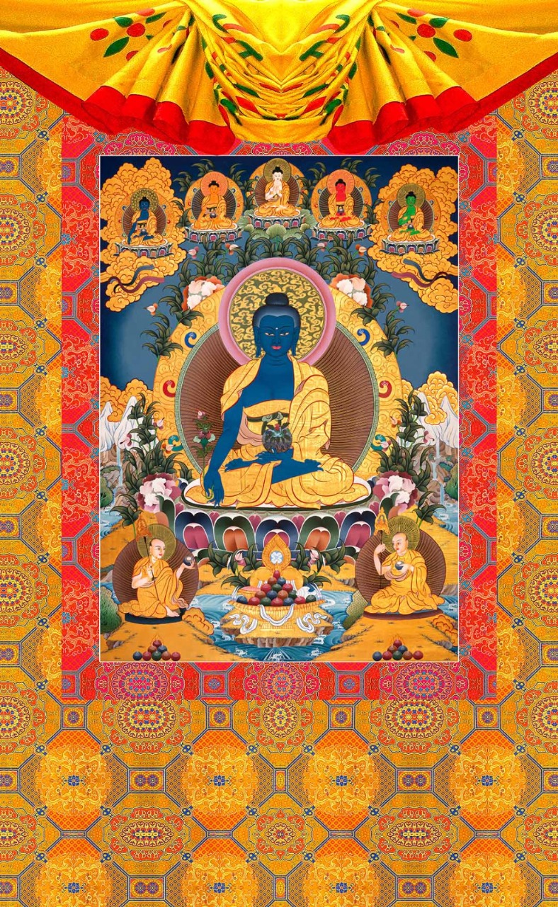 Tibetan Wall Hanging Thangka Buddha Ji 13