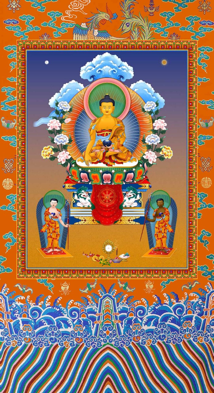 Tibetan Wall Hanging Thangka Buddha Ji 14