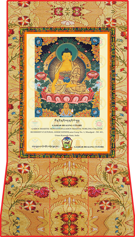 Tibetan Wall Hanging Thangka Buddha Ji 9